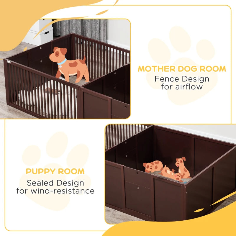 Whelping Box For Dogs Built For Mother's Comfort