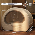 Extra Large Fully Enclosed Deodorant Anti-splash Cat Toilet