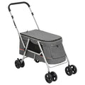 Foldable Dog Stroller 100x Linen Fabric